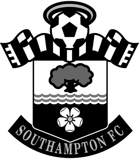 southampton logo black and white